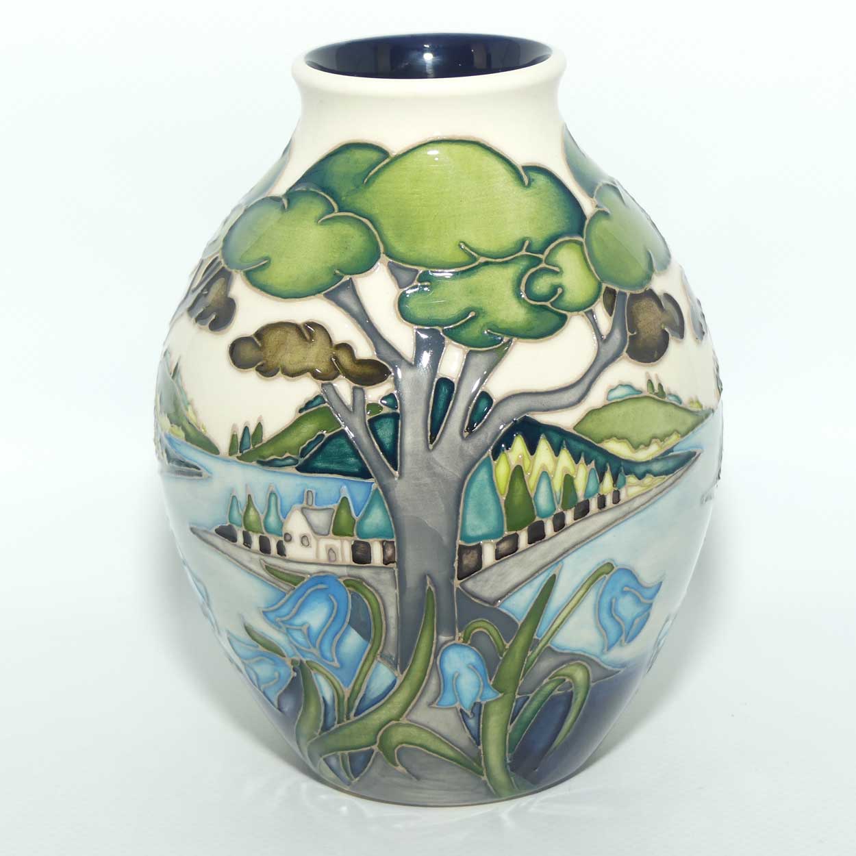 Moorcroft Grasmere Bluebells vase | Shape 3/5 | Num Ed #222