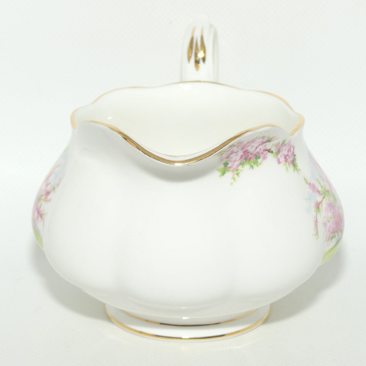 Royal Albert England Blossom Time gravy boat and underplate