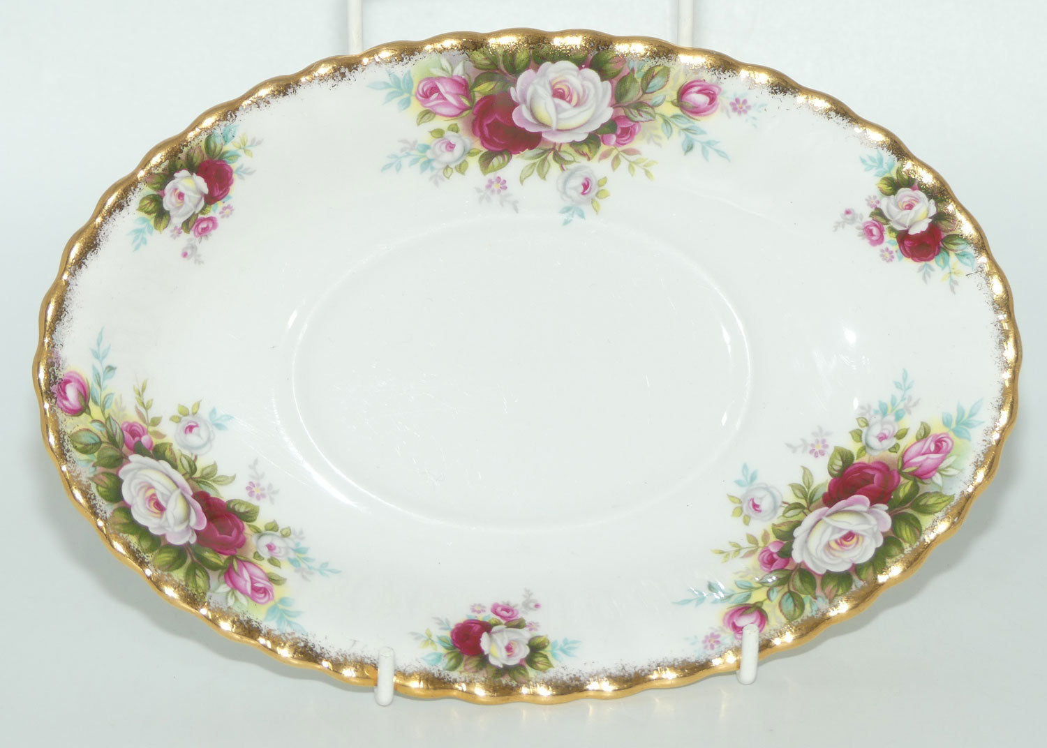 Royal Albert Bone China England Celebration  gravy boat and underplate | UK Made