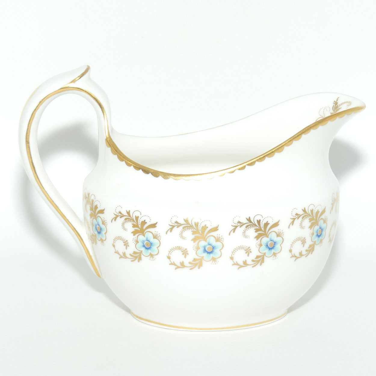 Royal Crown Derby Blue Pimpernel pattern milk jug