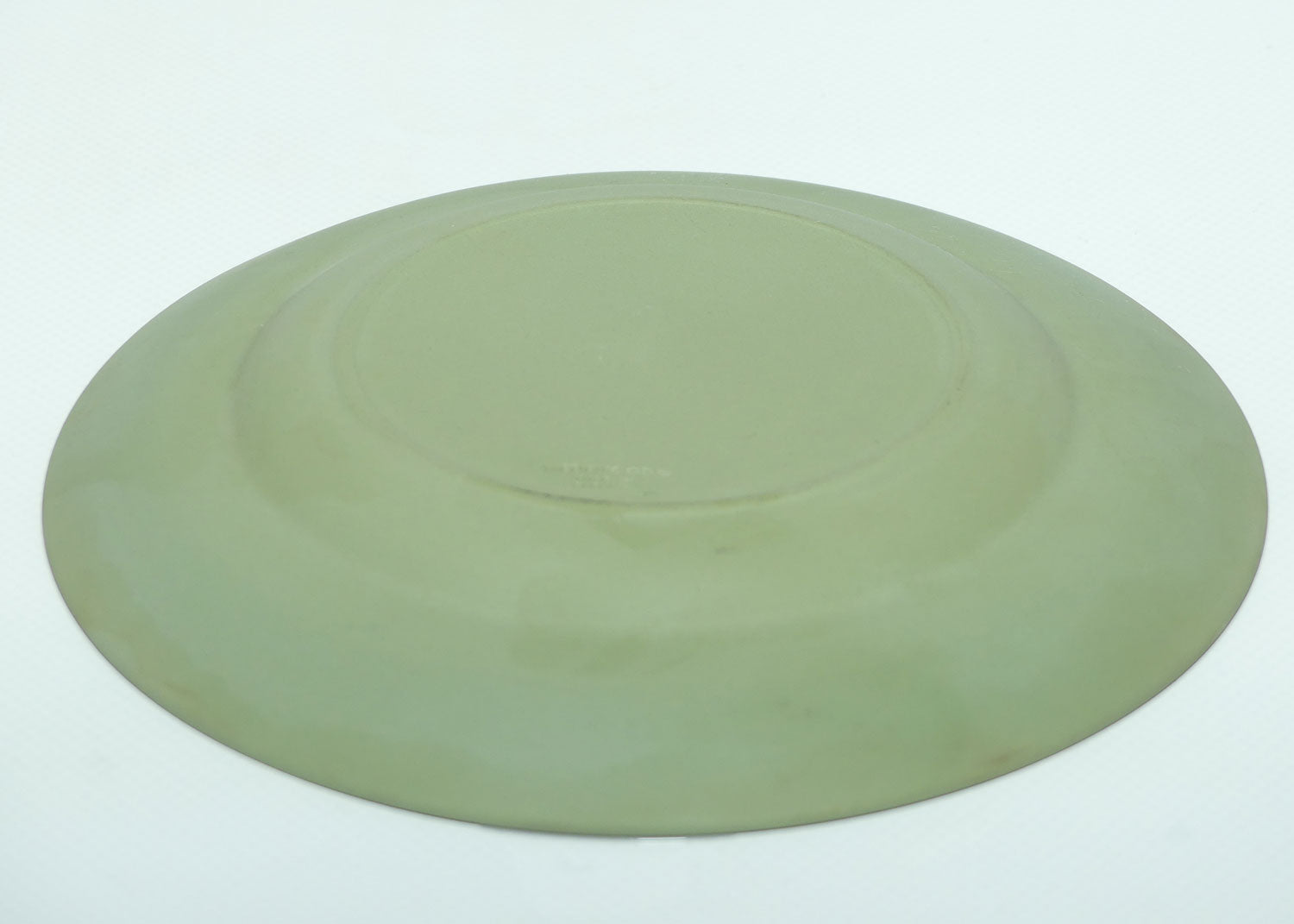 Wedgwood Jasper plate | Brown on Sage Green | Stubbs Horses | 17cm diam | boxed