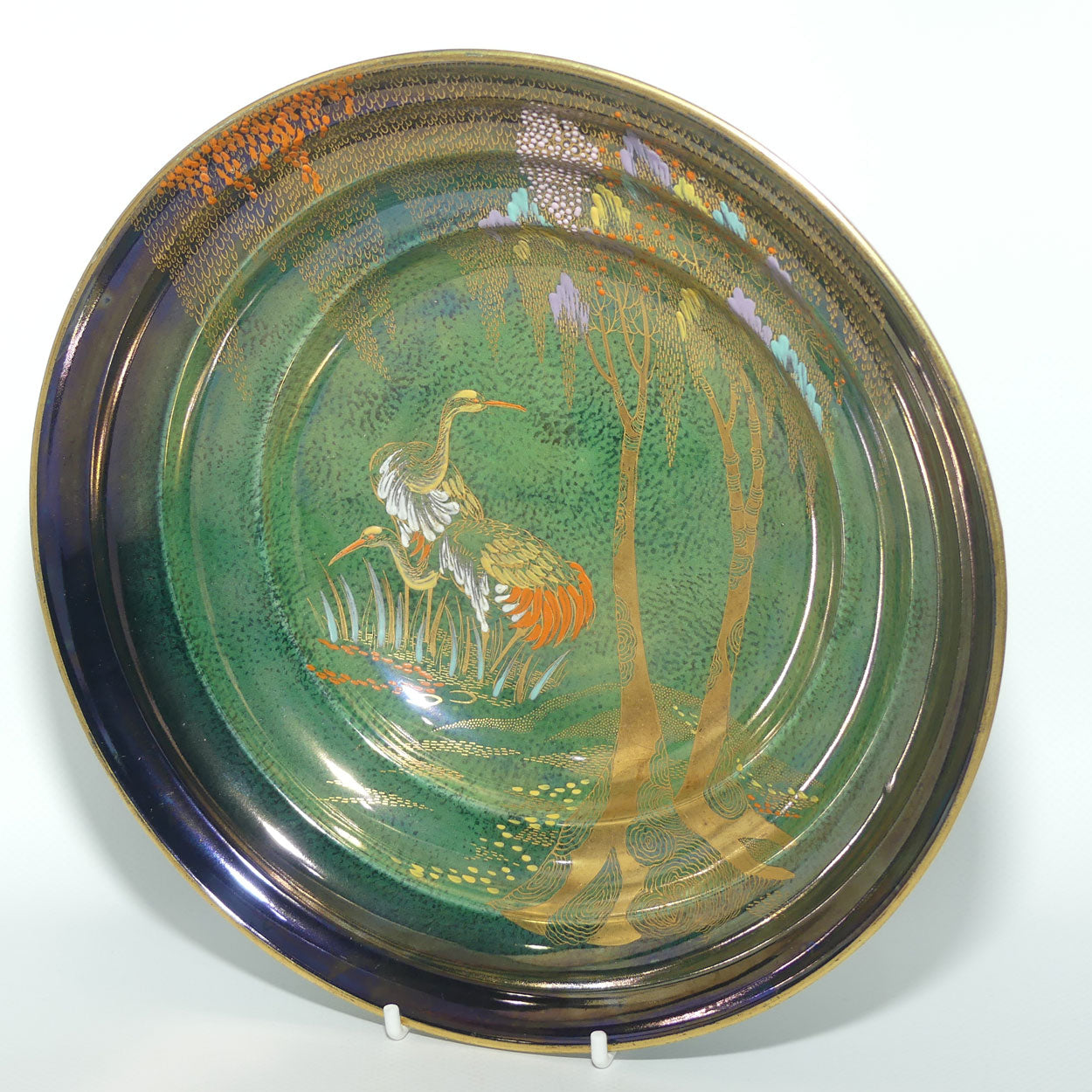 Carlton Ware Vert Royale Cranes bowl