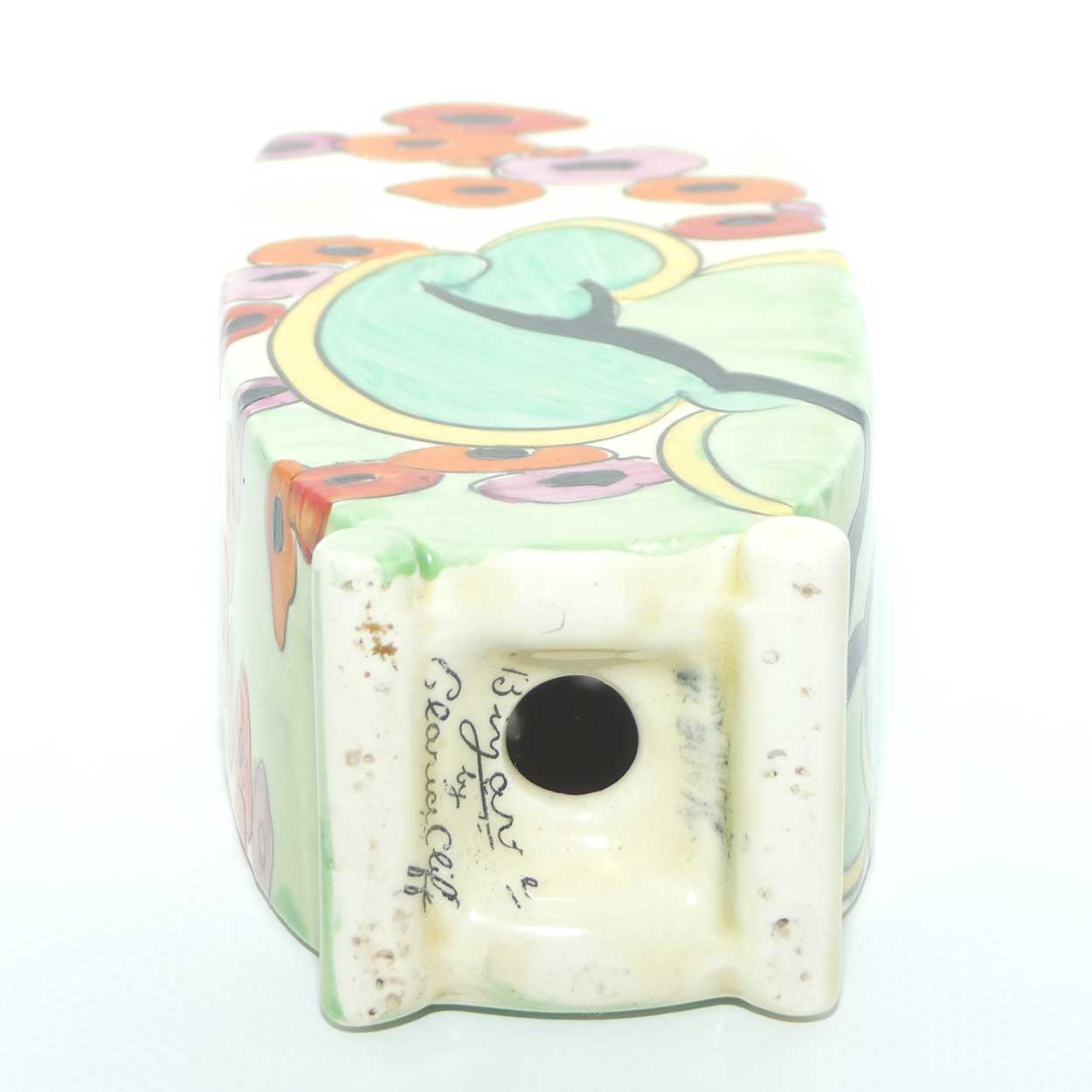 Clarice Cliff Bonjour Green Erin Bonjour Sugar Shaker