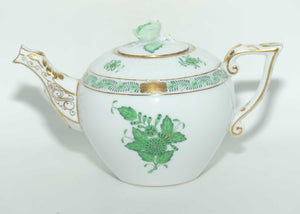 Herend Hungary Chinese Bouquet pattern | Apponyi Green | tea pot