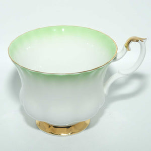 Royal Albert Bone China Rainbow series trio | Green | Montrose shape