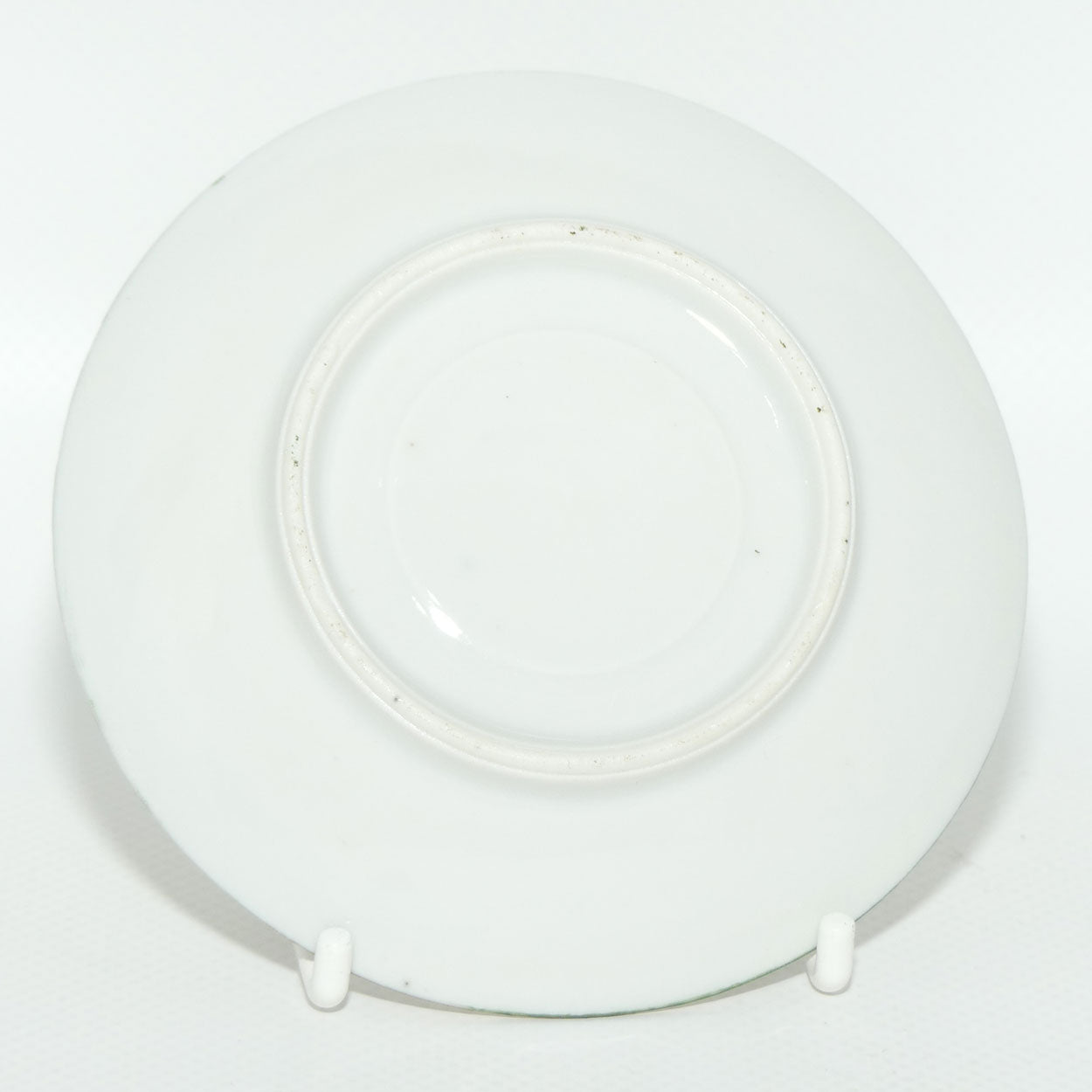 Fine demi tasse duo | Green trim with Gilt Overlay and Gilt Interior