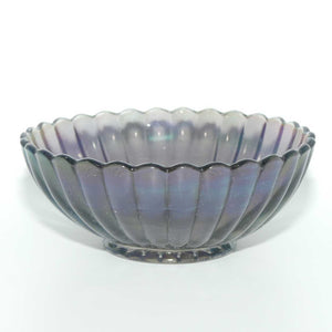 Light Grey or Gunmetal Carnival Glass small bowl