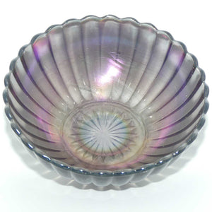 Light Grey or Gunmetal Carnival Glass small bowl