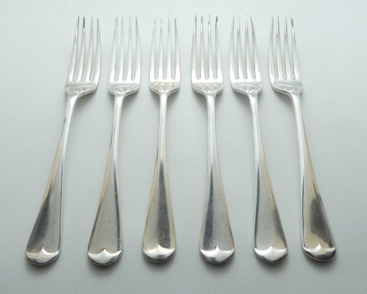 Set of 6 Grosvenor Plate dinner forks EPNS A1 | 19cm