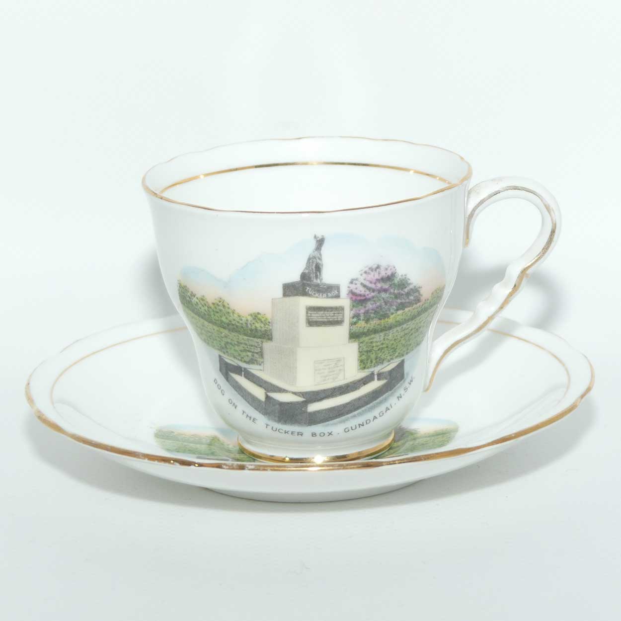 Royal Stafford duo | Dog on the Tucker Box Gundagai NSW