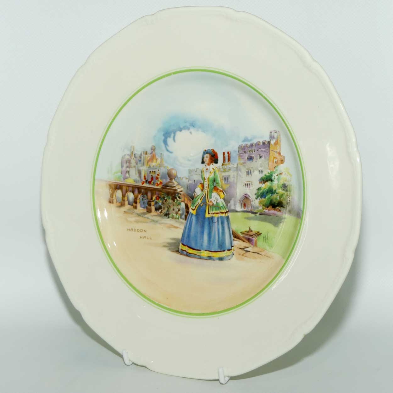 Royal Doulton Historic England plate | Fine Bone China | Dorothy Vernon at Haddon Hall