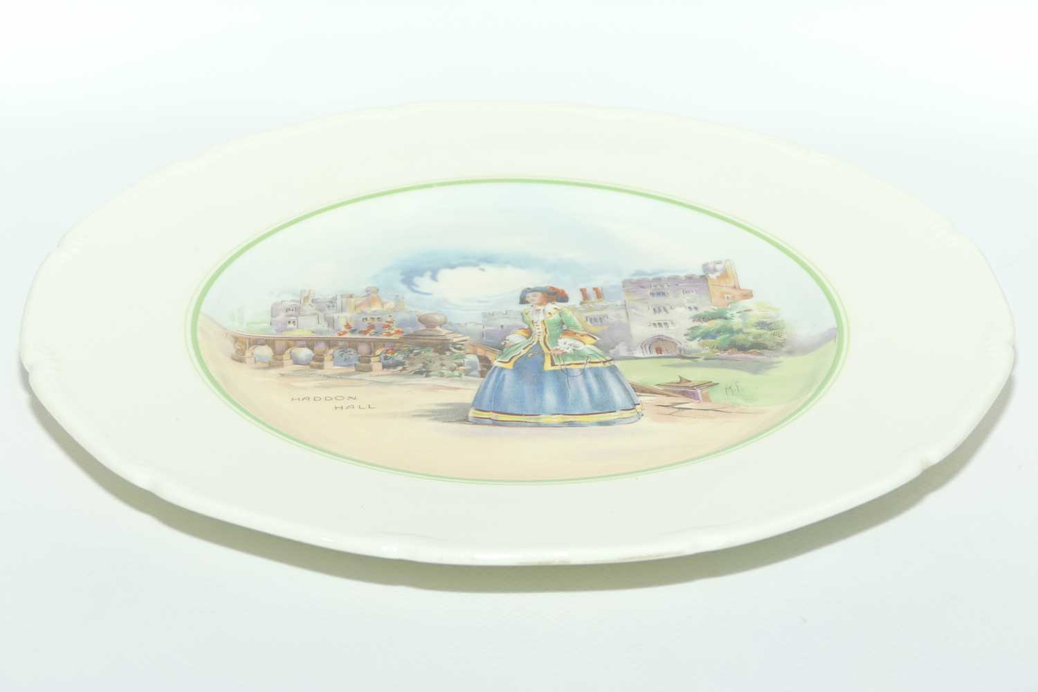 Royal Doulton Historic England plate | Fine Bone China | Dorothy Vernon at Haddon Hall