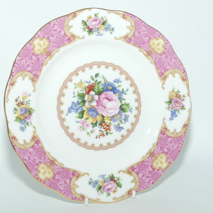 Royal Albert Bone China Lady Carlyle round plate | 20.5cm | © 1946 Royal Albert Ltd stamp