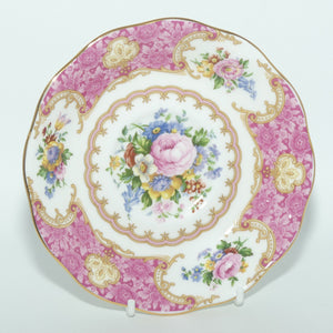 Royal Albert Bone China Lady Carlyle trio | Pink | Malvern | © 1944 Royal Albert Ltd