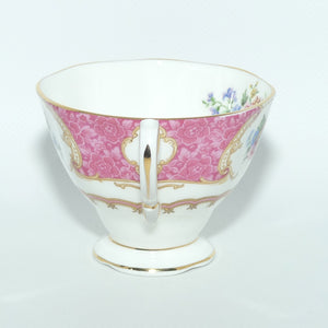 Royal Albert Bone China Lady Carlyle trio | Pink | Malvern | early stamp