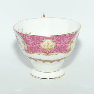 Royal Albert Bone China Lady Carlyle trio | Pink | Malvern | early stamp