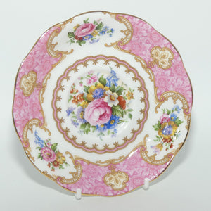 Royal Albert Bone China Lady Carlyle trio | Pink | Malvern | early stamp