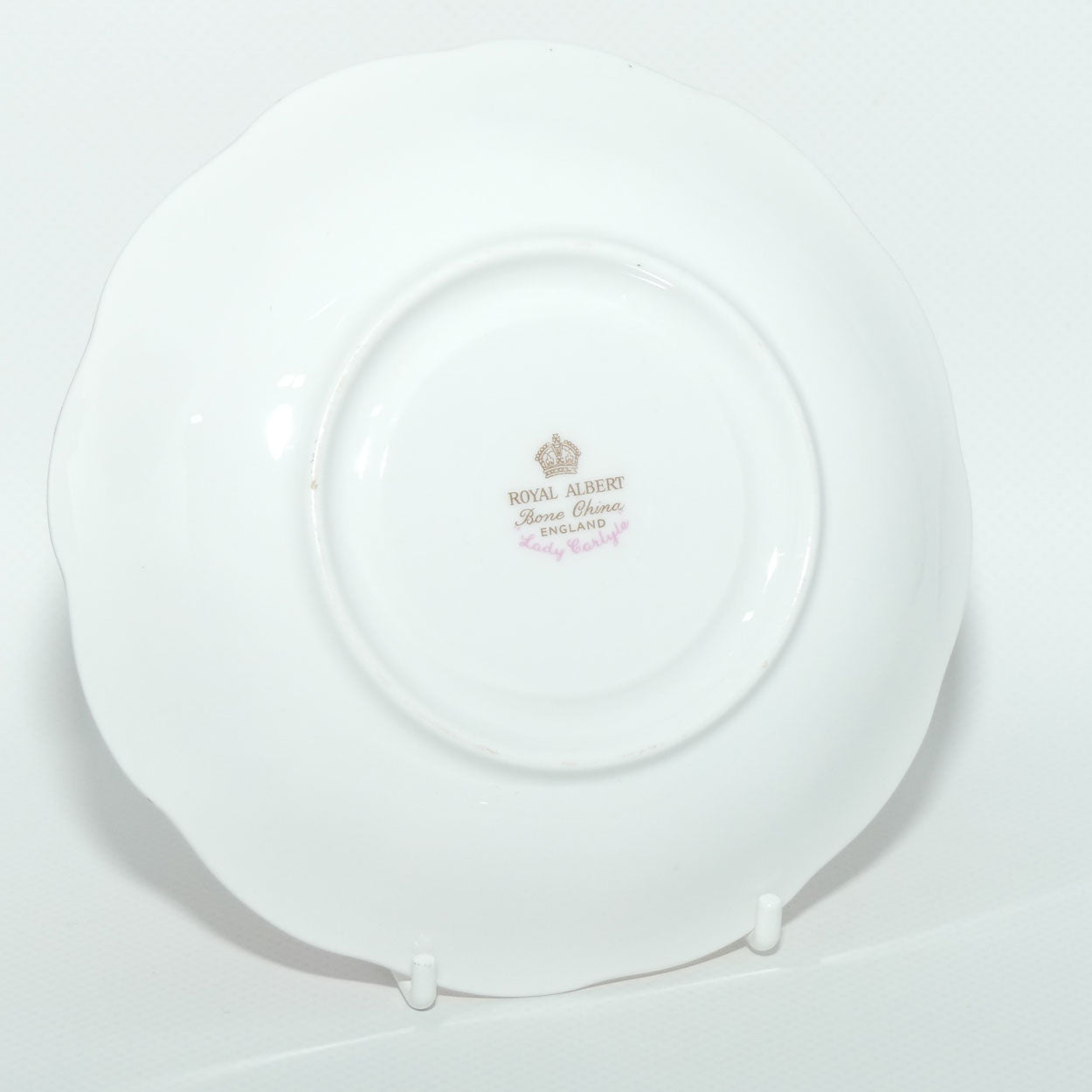 Royal Albert Bone China Lady Carlyle trio | Pink | Malvern | early stamp