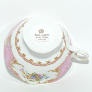 Royal Albert Bone China Lady Carlyle trio | Pink | Malvern | early stamp