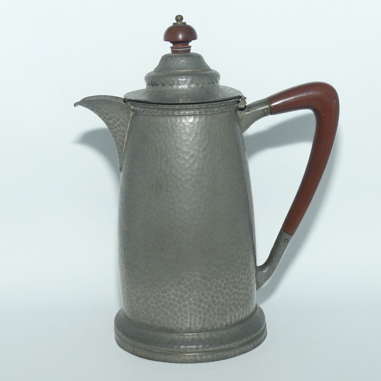 English Arts and Crafts | Hampden Pewter hand beaten coffee pot