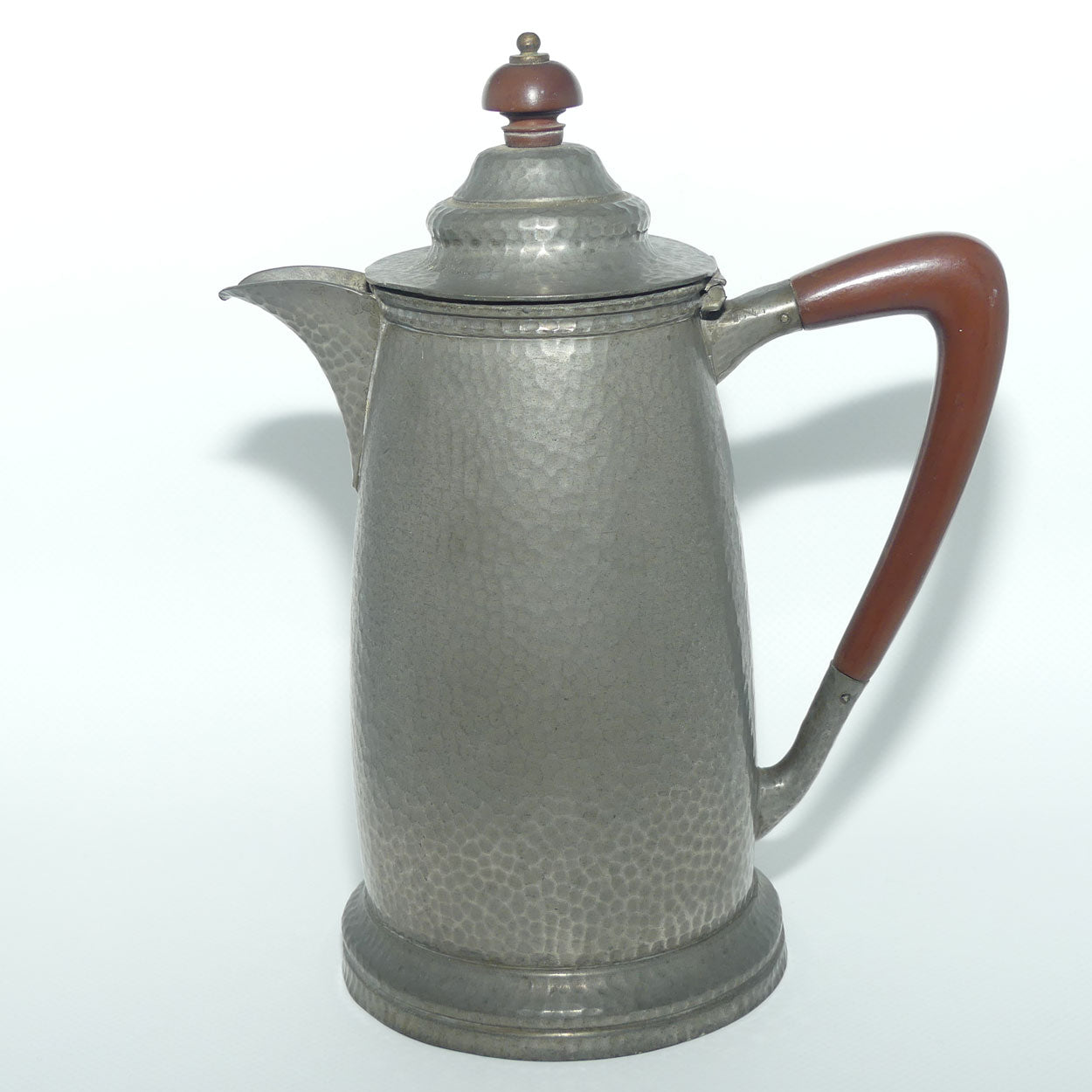 English Arts and Crafts | Hampden Pewter hand beaten coffee pot