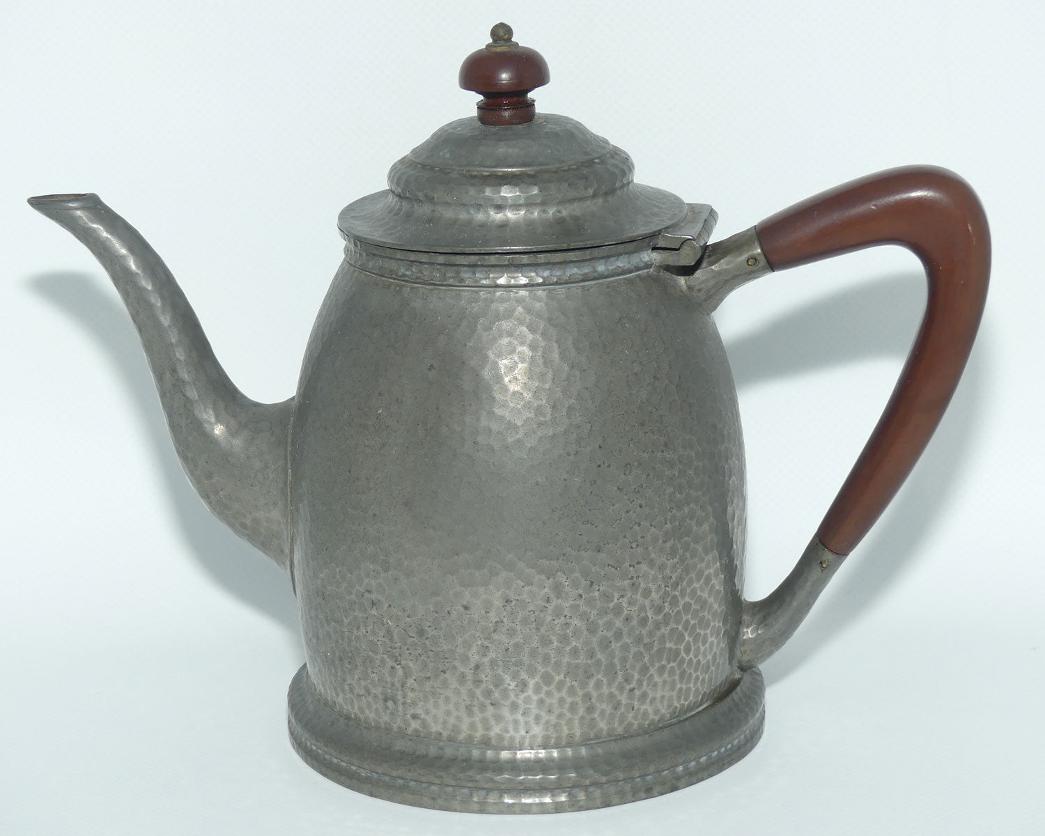 English Arts and Crafts | Hampden Pewter hand beaten tea pot