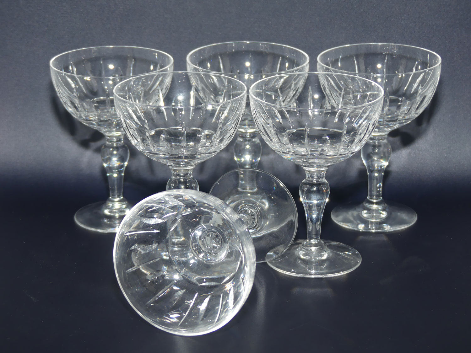 Stuart Crystal | Hampshire Pattern  | champaign/cocktail coupe | set of 6