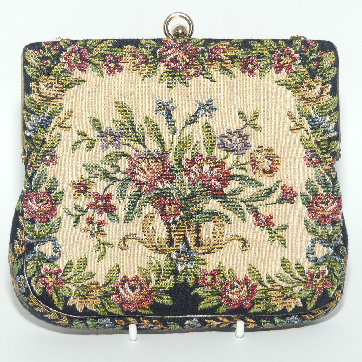 Vintage Tapestry Clutch Hand Bag