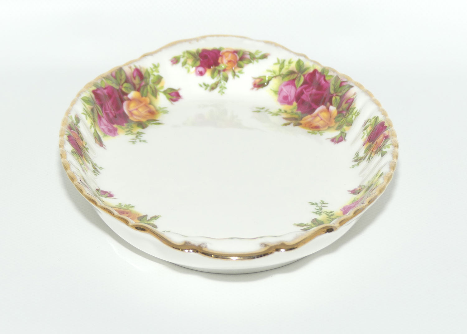 Royal Albert Bone China England Old Country Roses Oval Milk and Sugar Tray | 15cm  | Early Backstamp | #1