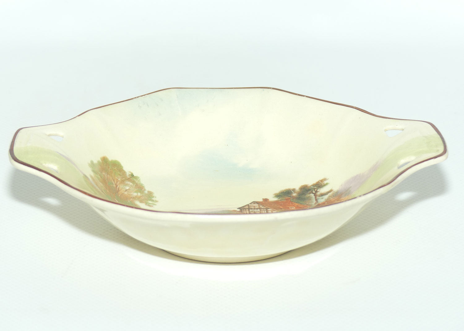 Royal Doulton English Cottages tab handle bowl D4987  | Scene 4