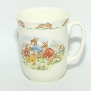 Royal Doulton Bunnykins Wheelbarrow Race | Cricketer single handle Don beaker