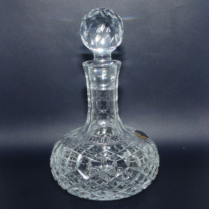 Stuart Crystal | Hardwicke pattern | Round base decanter