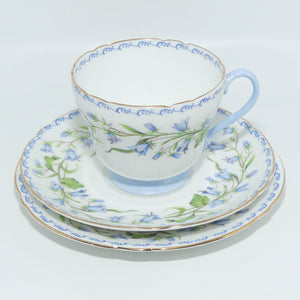 Shelley Richmond shape Harebell pattern trio | Gilt Trim