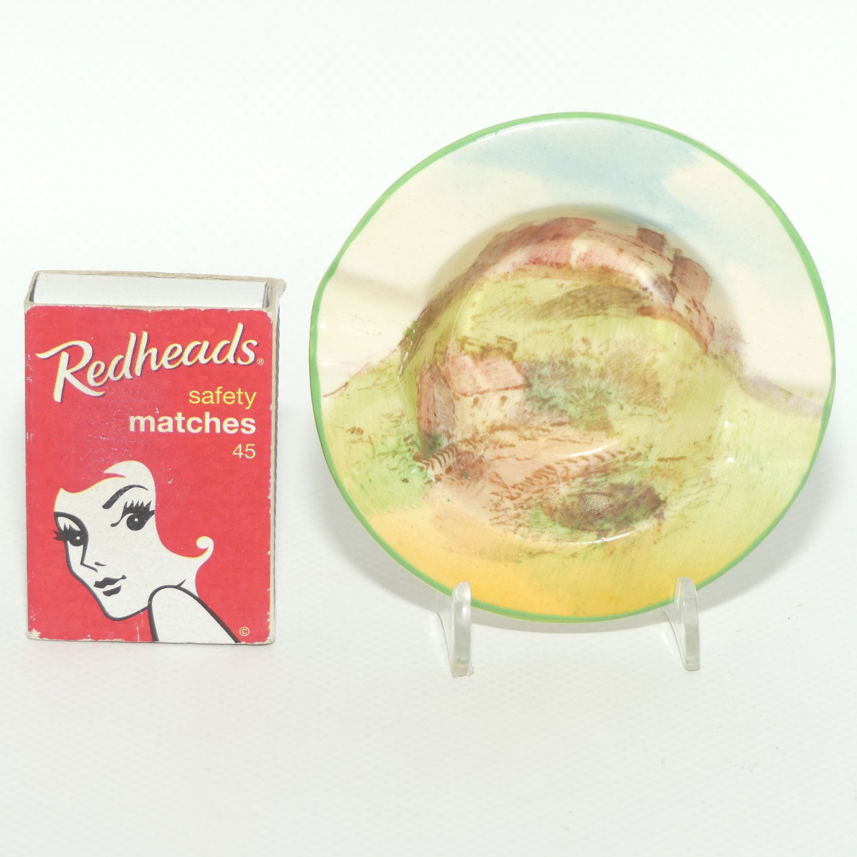 Royal Doulton Harlech Castle miniature ashtray D5413