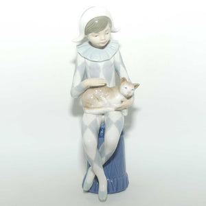 Nao by LLadro figure Harlequin with Cat | #1