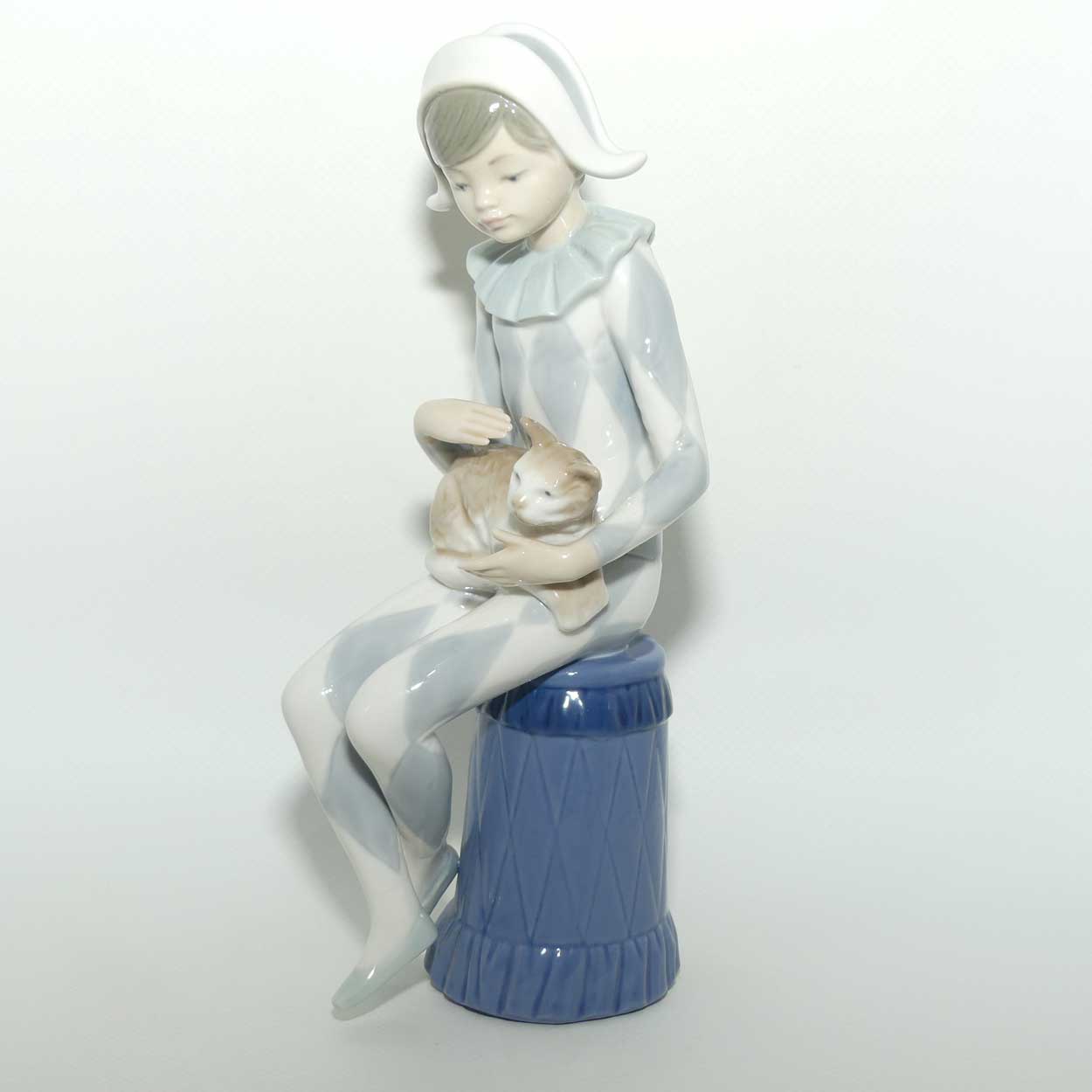 Nao by LLadro figure Harlequin with Cat | #1