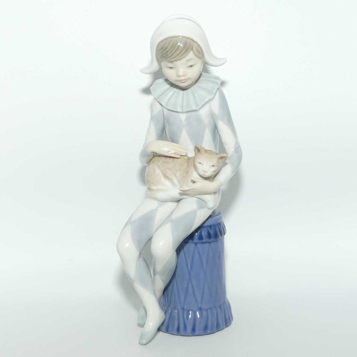 Nao by LLadro figure Harlequin with Cat | #2