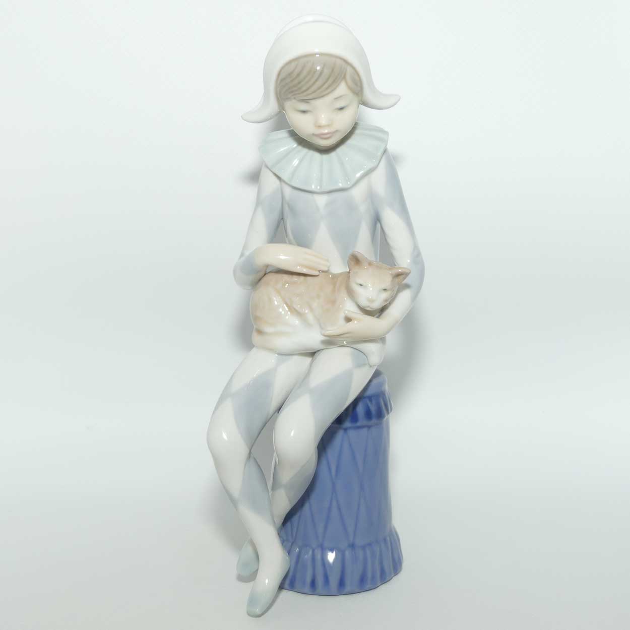 Nao by LLadro figure Harlequin with Cat | #2