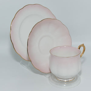 Royal Albert Bone China | Rainbow Series | Pale Pink and Gilt trio