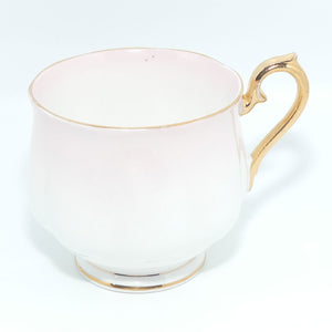 Royal Albert Bone China | Rainbow Series | Pale Pink and Gilt trio