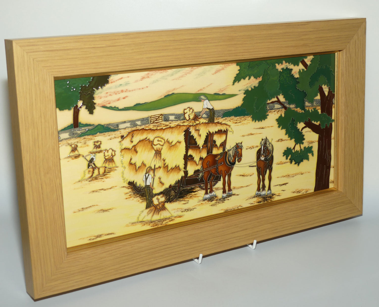 Moorcroft Harvest Giants PLQ1 wall plaque (Ltd Ed)