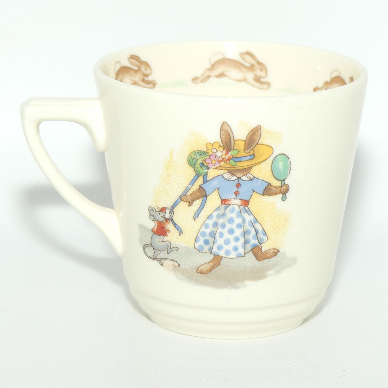 Royal Doulton Bunnykins cup | Casino shape | Hat Shop | Trying on Hats