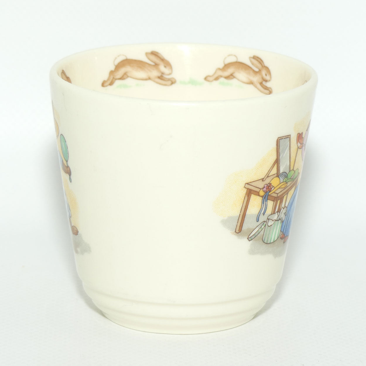 Royal Doulton Bunnykins cup | Casino shape | Hat Shop | Trying on Hats