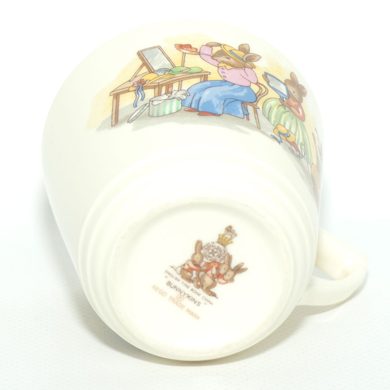 Royal Doulton Bunnykins cup | Casino shape | Hat Shop | Trying on Hats