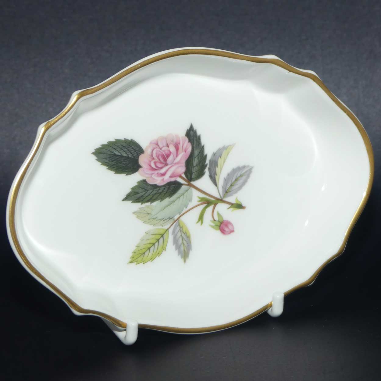 Wedgwood Bone China Hathaway Rose oval pin dish | boxed