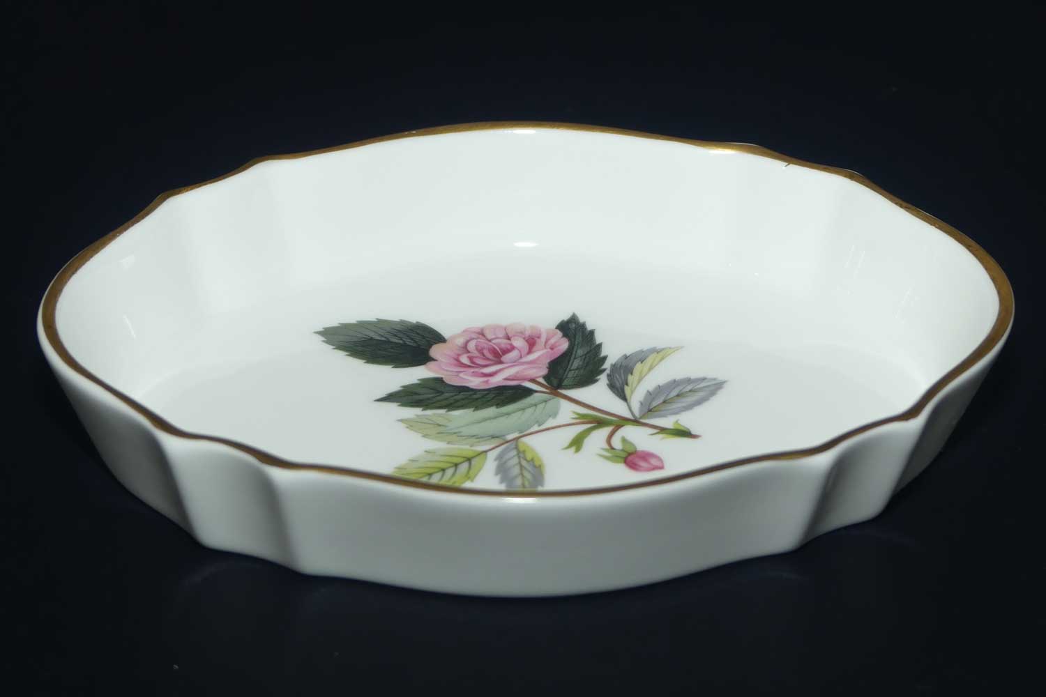 Wedgwood Bone China Hathaway Rose oval pin dish | boxed