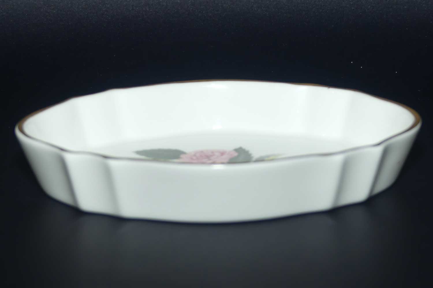 Wedgwood Bone China Hathaway Rose oval pin dish | boxed