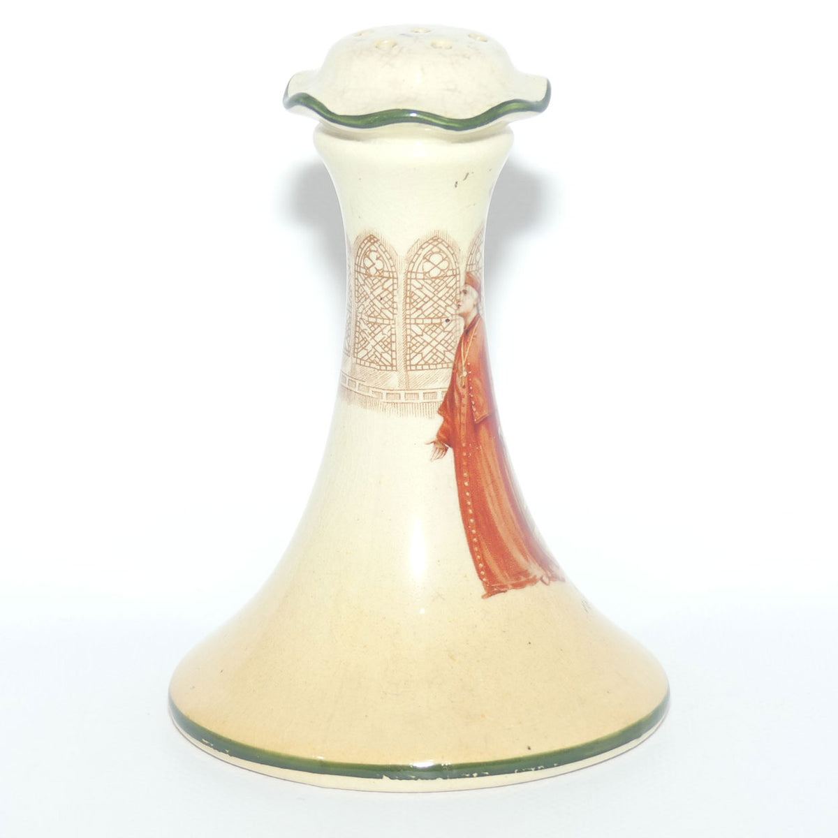 Royal Doulton Shakespearean hatpin holder D3746 Wolsey