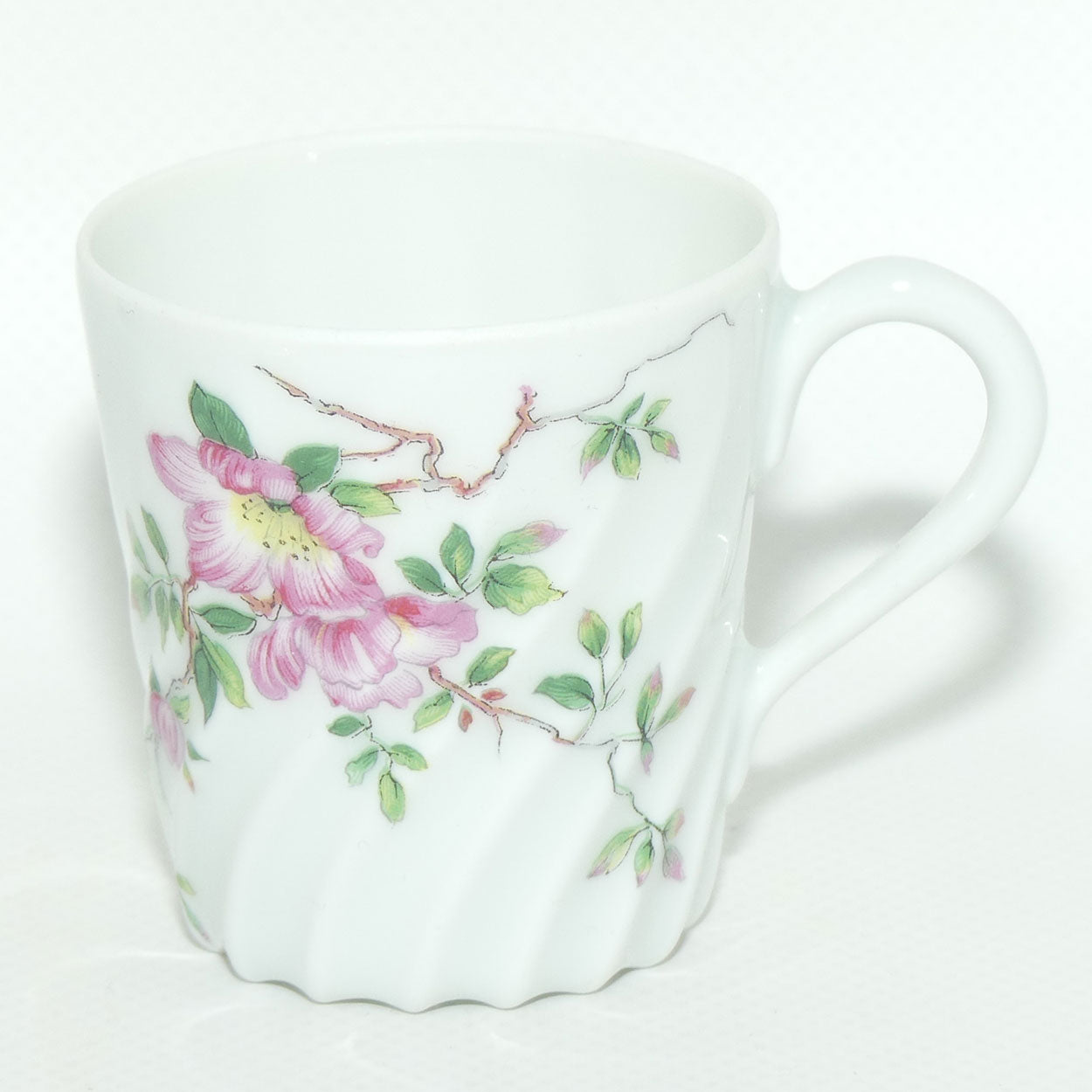 Haviland Limoges France hand decorated Floral pattern demi tasse cup and saucer