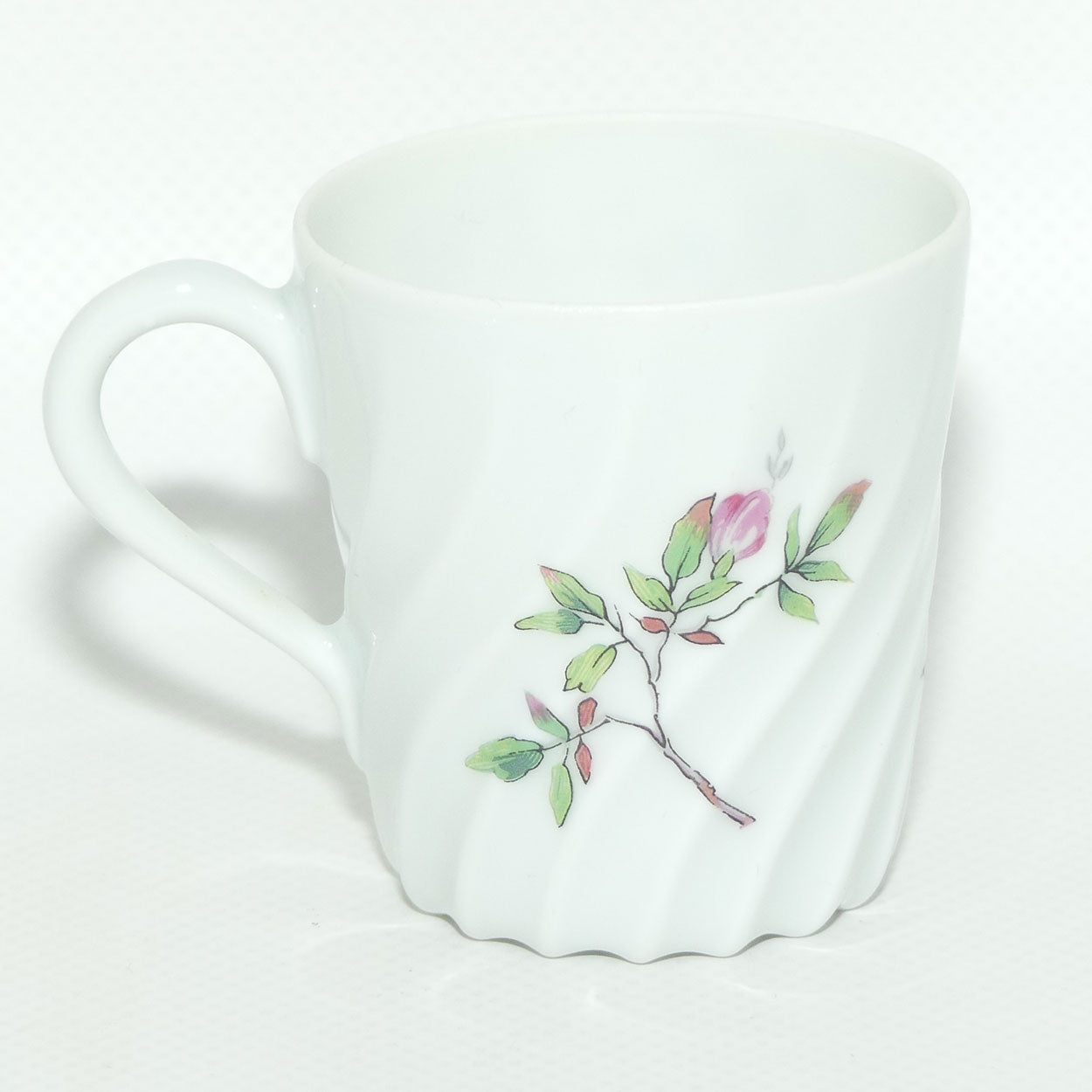 Haviland Limoges France hand decorated Floral pattern demi tasse cup and saucer